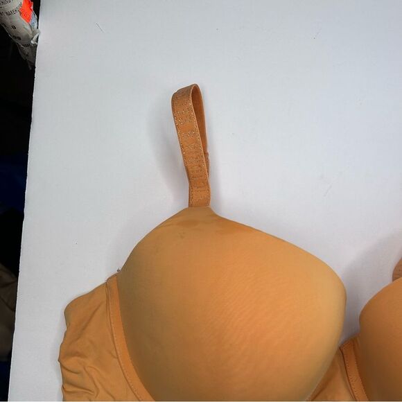 Victoria's Secret Orange t-shirt push-up full coverage Bra 36DD - Picture 2 of 11